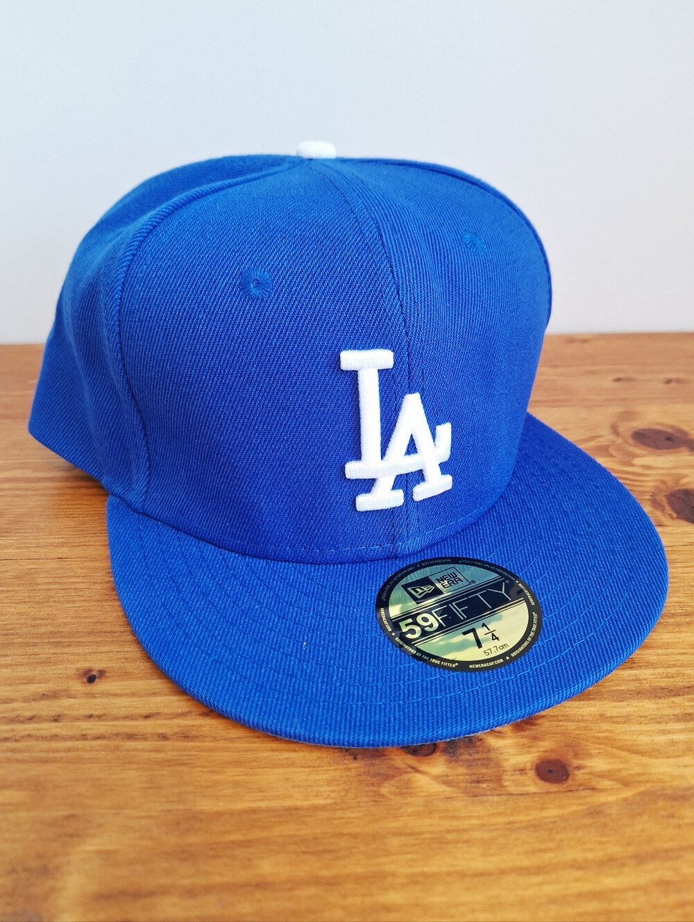 New Era LA Dodgers Cooperstown 59FIFTY Fitted Hat 7 1/4 Royal Blue NWT